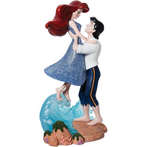 Figura La Sirenita Ariel & Príncipe Eric en Ola 27 cm [1]