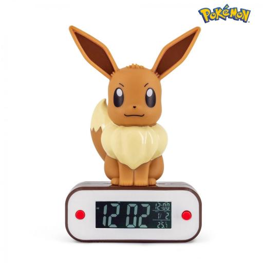 Reloj Despertador Digital Pokemon Eevee 20 cm