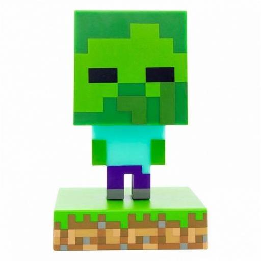 Lámpara Icon Minecraft Zombie 10 cm
