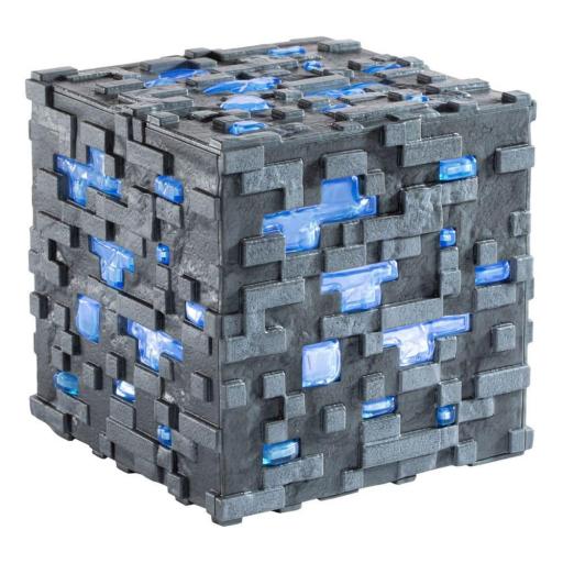 Lámpara Minecraft Mena de Diamante Luminosa 10 cm