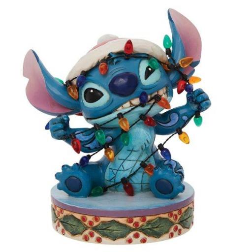 Figura Stitch Luces Navidad Disney Enesco 11 cm [0]