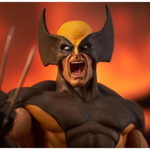 Figura Busto Diamond Select Marvel X-Men Wolverine Brown 15 cm [1]