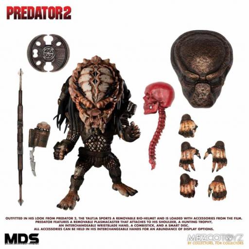 Figura Predator 2 Deluxe City Hunter Mezco Toyz 15 cm [3]