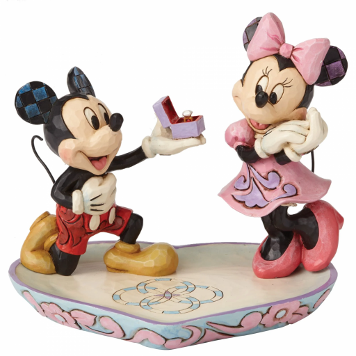 Figura Mickey Mouse& Minnie Ring Disney Enesco 13 cm