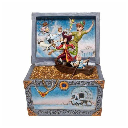 Figura Peter Pan Cofre del Tesoro Enesco 21 cm