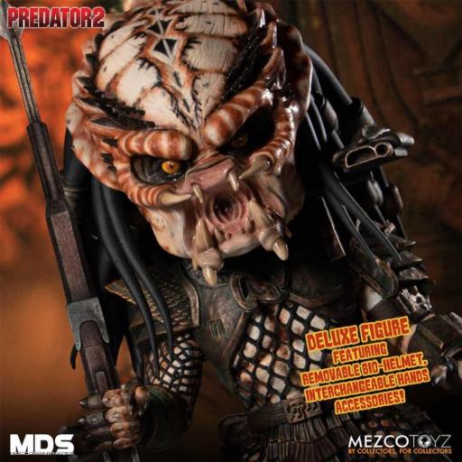 Figura Predator 2 Deluxe City Hunter Mezco Toyz 15 cm