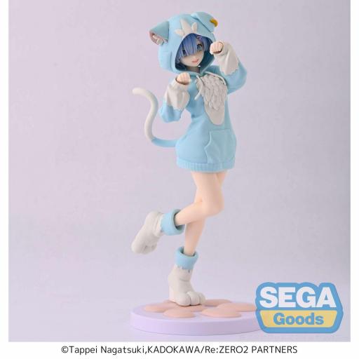 Figura Sega Re:Zero Starting Life in Another World Rem MofuMofu 21 cm [0]