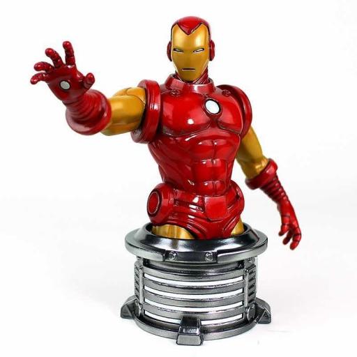 Figura Semic Marvel Avengers Iron Man Invencible Busto 17 cm