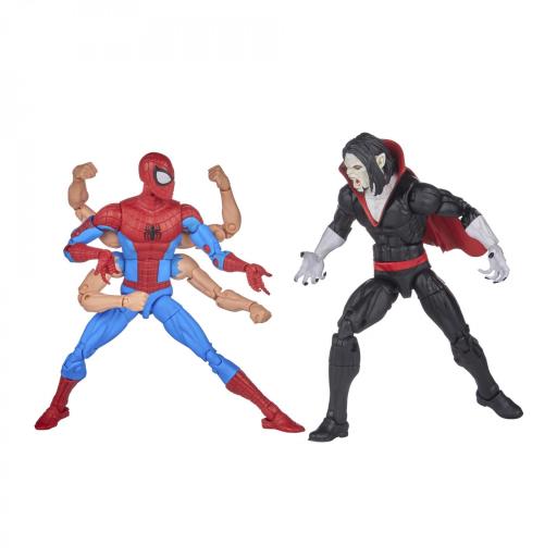 Figura Spiderman & Morbus Magneto Marvel Legends Hasbro 15 cm