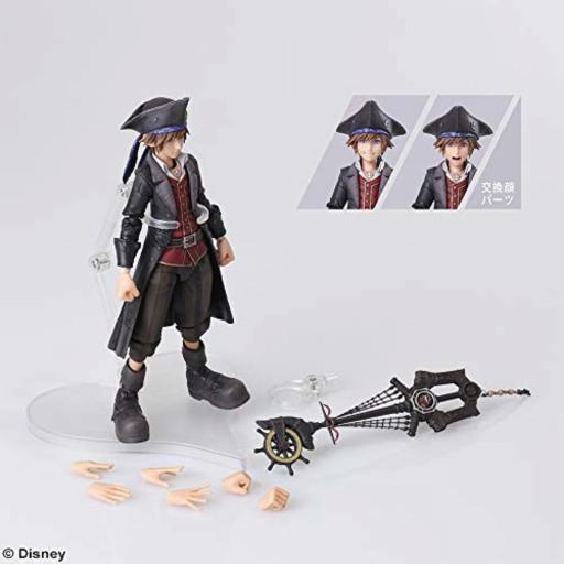 Figura articulada Bring Arts Kingdom Hearts III Sora pirata POTCV 15 cm [2]