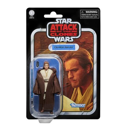 Figura Hasbro Star Wars El Ataque de los Clones Obi Wan Kenobi 9 cm