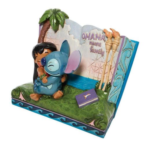 Figura Enesco Disney Lilo y Stitch Story Book Ohana 13 cm [2]