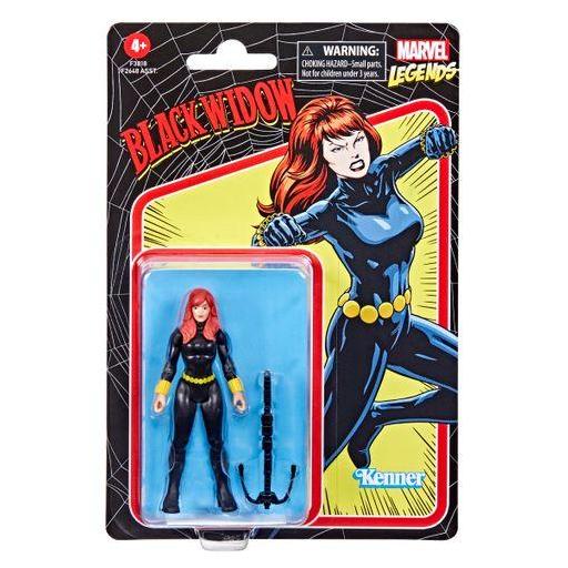 Figura Black Widow Marvel Legends Retro Hasbro 9 cm