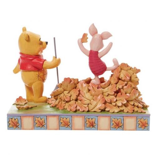 Figura Enesco Disney Winnie the Pohh y Piglet Otoño 14 cm [3]