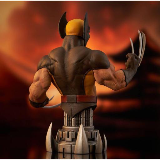 Figura Busto Diamond Select Marvel X-Men Wolverine Brown 15 cm [3]