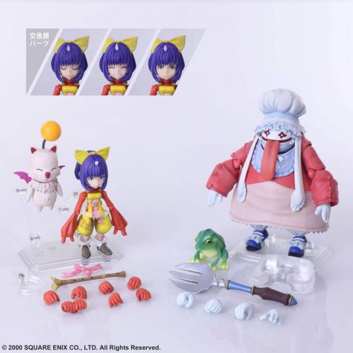 Figuras articuladas Bring Arts Final Fantasy IX Eiko Carol y Quina Quen 9 - 14 cm [1]