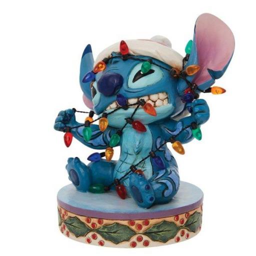 Figura Stitch Luces Navidad Disney Enesco 11 cm [1]