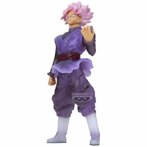 Figura Dragon Ball Son Goku Black Super Saiyan Rose Clearise Banpresto 19 cm