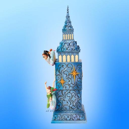 Figura Peter Pan Reloj Castillo Disney & Campanilla Enesco 26 cm [2]