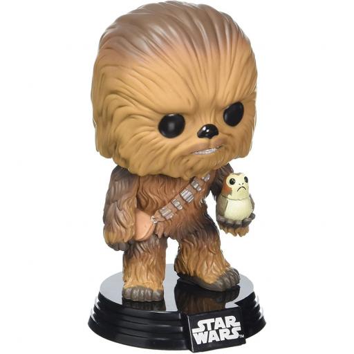 Figura Funko Pop! Star Wars E8 The Last Jedi Chewbacca y Porg 9 cm [2]