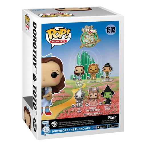 Figura Funko Pop! El Mago de Oz Dorothy & Toto 9 cm [2]