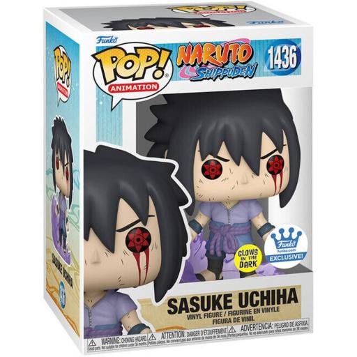 Figura Funko Pop! Naruto Shippuden Sasuke Uchiha Exclusive & Glow in the Dark 9 cm [1]