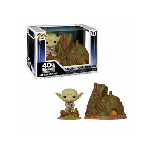 Figura Funko Pop! Star Wars El Imperio Contraataca Cabaña Yoda 9 cm [1]