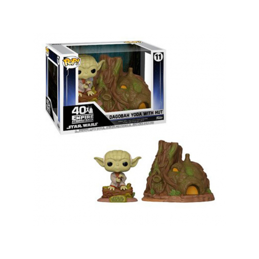 Figura Funko Pop! Star Wars El Imperio Contraataca Cabaña Yoda 9 cm [1]