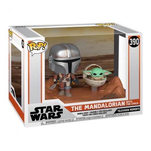 Figura Funko Pop! Star Wars The Mandalorian & Baby Yoda 9 cm [1]