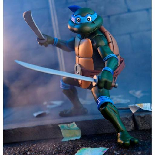 Figura Tortugas Ninja Leonardo Ultimate NECA 18 cm