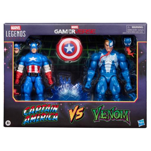 Figuras Capitan America & Venom Gameverse Marvel Legends Series 15 cm [0]