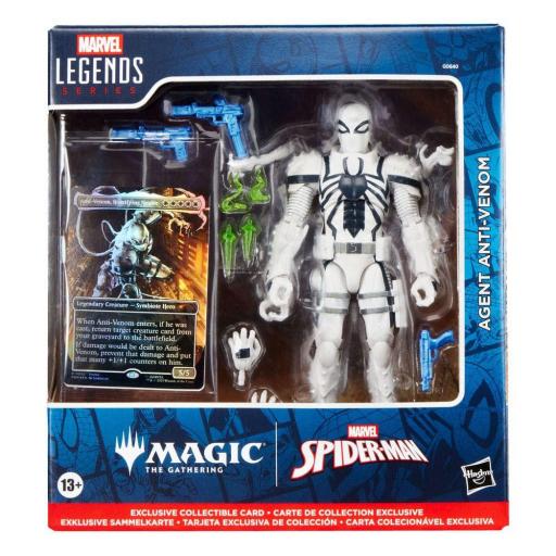 Figura Agent Anti-Venom Spiderman Magic The Gathering Marvel Legends Hasbro 15 cm [0]