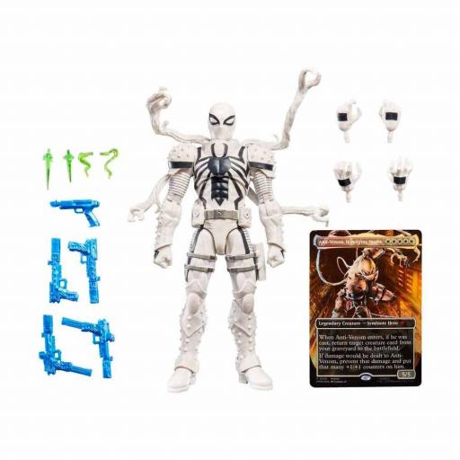 Figura Agent Anti-Venom Spiderman Magic The Gathering Marvel Legends Hasbro 15 cm [3]