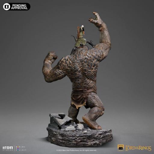 Estatua Iron Studios  Deluxe Art Scale El Señor de los Anillos Cave Troll and Legolas 72 cm [2]