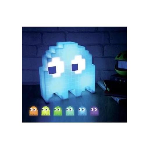 Lámpara Pac-Man fantasma multicolor 20 cm