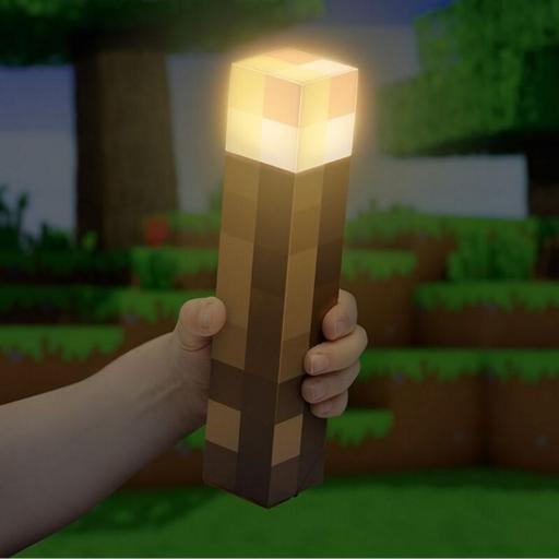 Lámpara Icon Minecraft Antorcha 29 cm