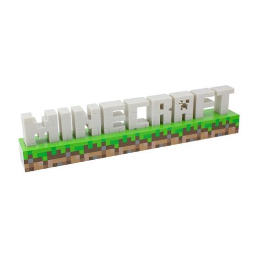Lámpara Icon Minecraft Logo 41 cm