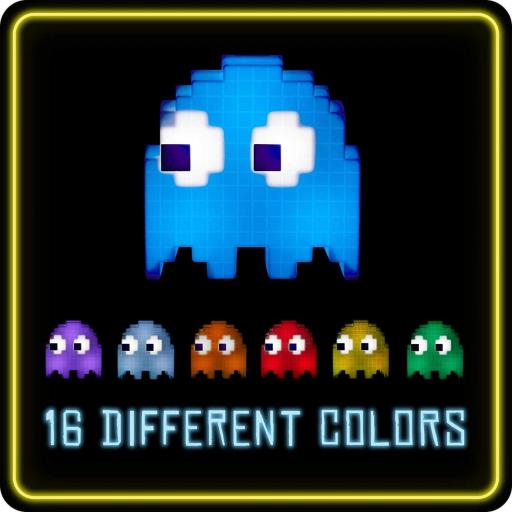Lámpara Pac-Man fantasma multicolor 20 cm [3]