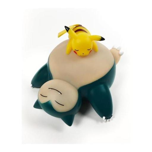 Lámpara Pokemon Snorlax  & Pikachu 25 cm