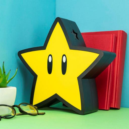 Lámpara Proyectora Super Mario Super Estrella 25 cm
