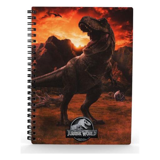 Libreta 3D A5 Jurassic World T-Rex