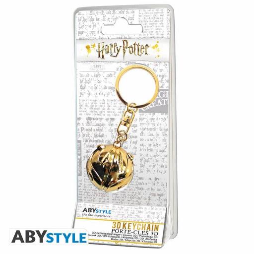 Llavero Harry Potter 3D Snitch Dorada [2]