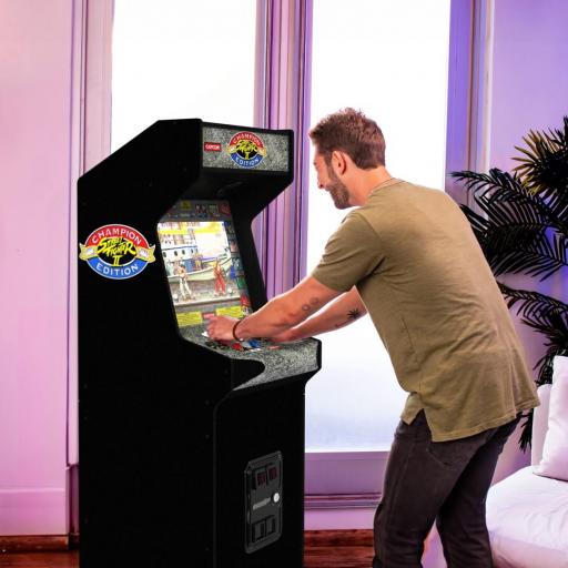 Máquina Arcade Recreativa Street Fighter Deluxe Arcade 155 cm [1]