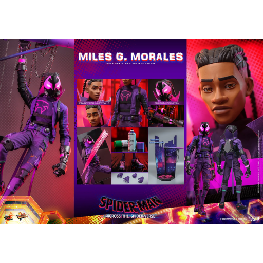 Figura Articulada Hot Toys Spider-Man: Cruzando el Multiverso Miles G. Morales 29 cm [0]