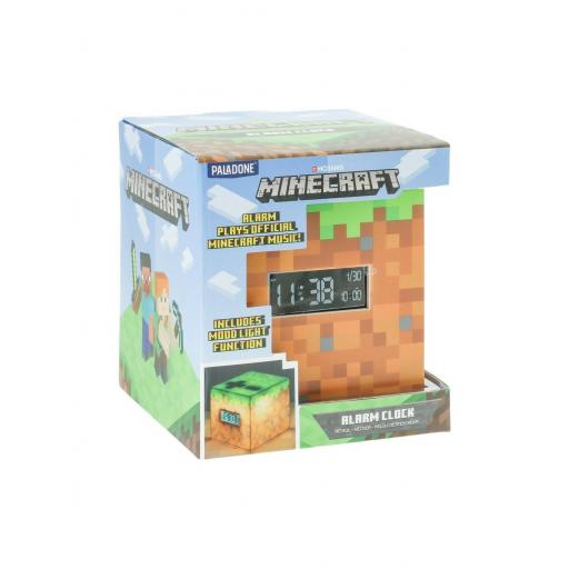 Lámpara Despertador Minecraft Bloque con Sonido 15 cm [3]