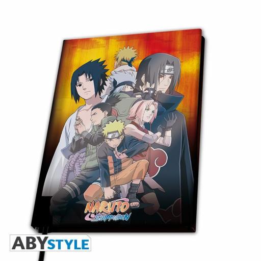 Cuaderno A5 Naruto Shippuden Personajes