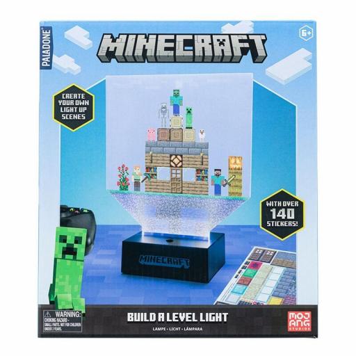 Lámpara Minecraft Construye tu Nivel 21 cm [3]