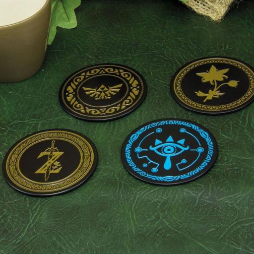 4 Posavasos Paladone Símbolos Zelda [1]