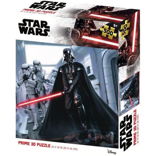 Puzzle Lenticular 3D Star Wars Darth Vader y Stormtrooper 500 Piezas [1]