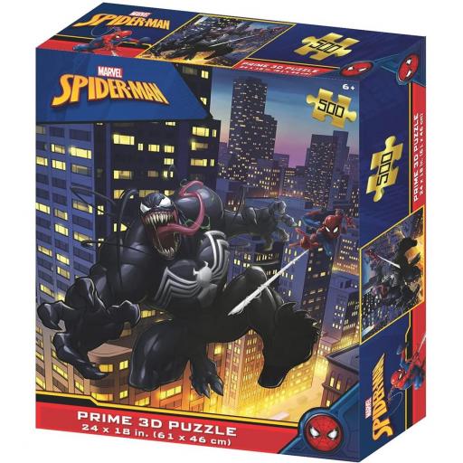 Puzzle Lenticular 3D Marvel Spiderman Venom 500 Piezas [1]